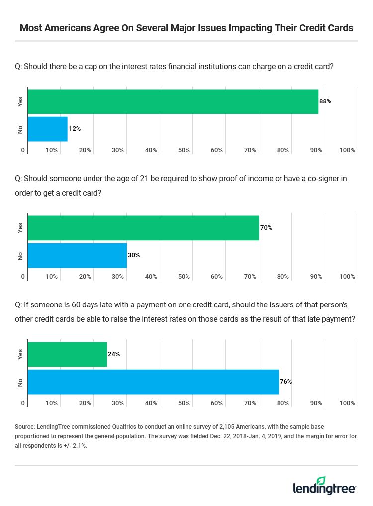 Most Americans Agree On Several Major Issues Impacting Their Credit Cards